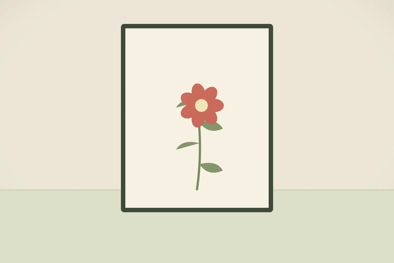 Cuadro botánico de flor prensada — imagen 3
